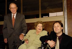 Richard Manuel, Constance Curtiss Manuel, and 2007 third prize winner Alexandre Moutouzkine.
